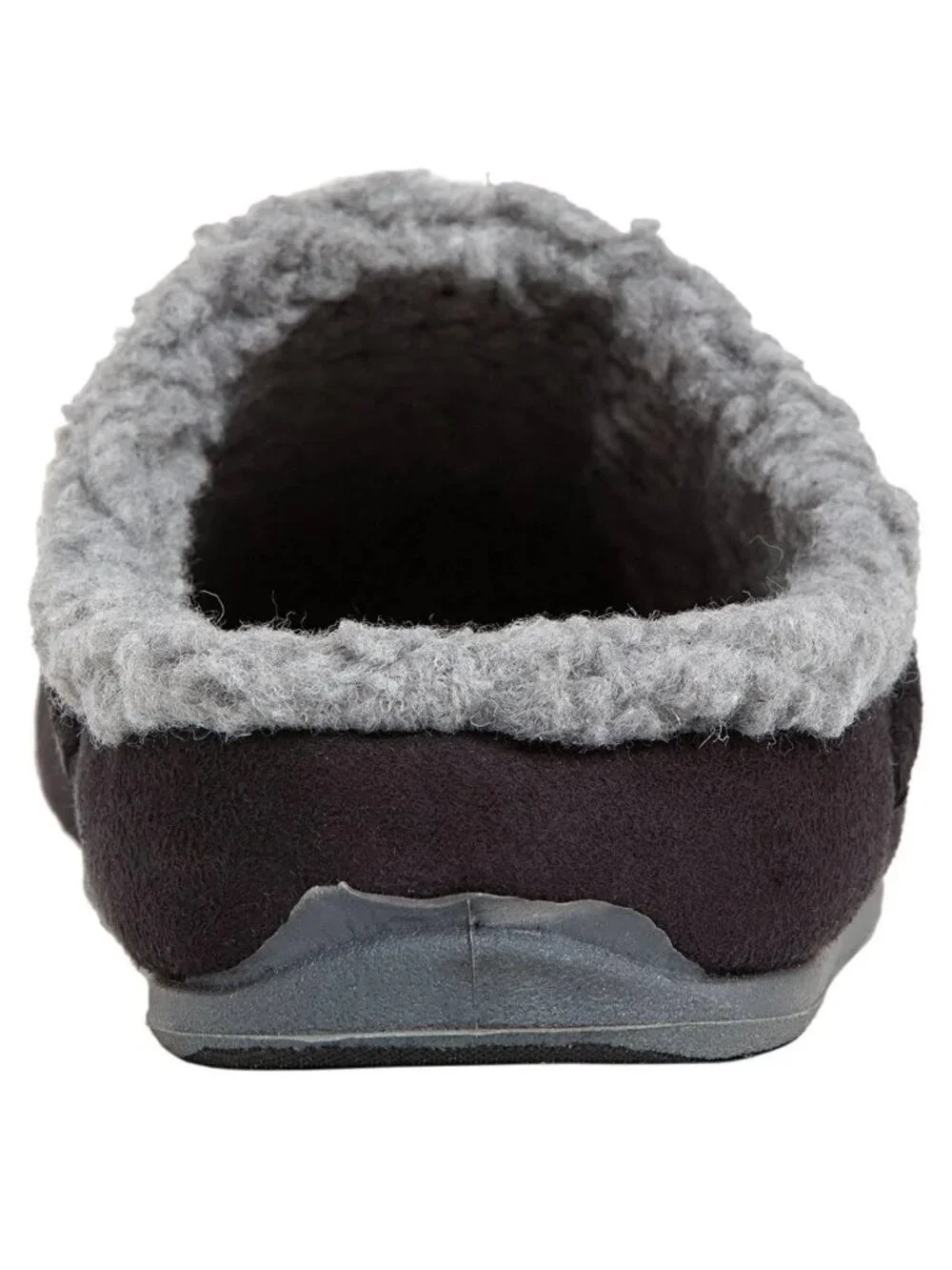 Deer Stags Kids Size 3 Moccasin Slippers Lil Nordic Charcoal Microsuede Vegan